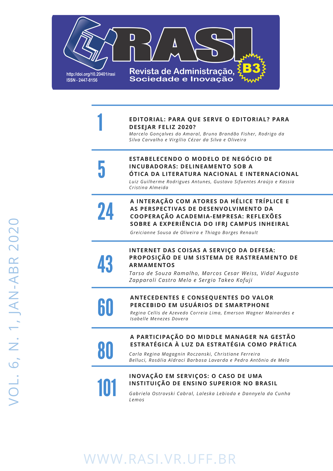 					Visualizar v. 6 n. 1 (2020): jan/abr 2020
				