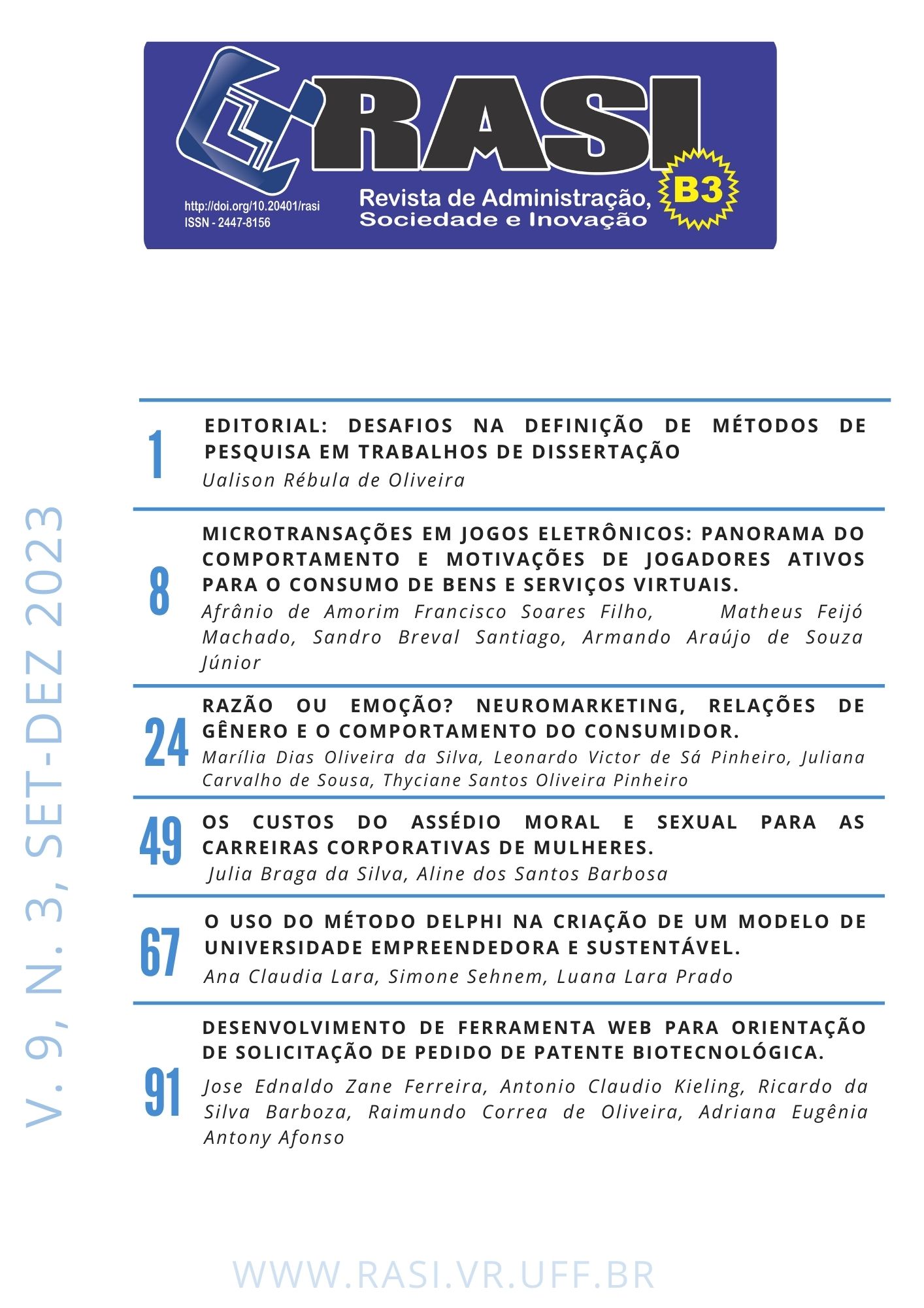 					Visualizar v. 9 n. 3 (2023): Set./Dez., 2023
				